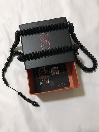 Customer photo review of The Dignified II - { Exotic Ebony - 99 Beads }