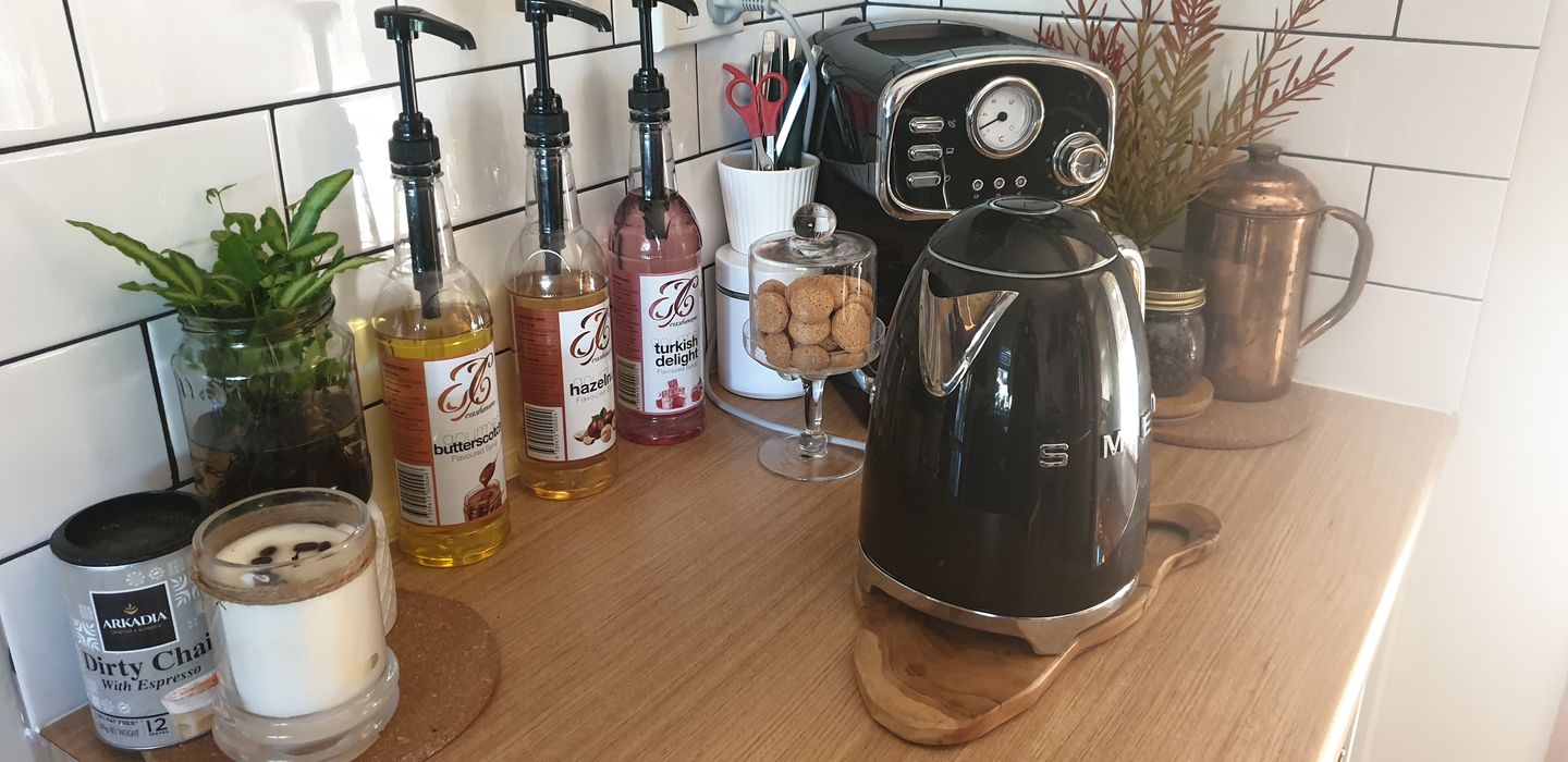 Customer photo review of Hazelnut Coffee Syrup