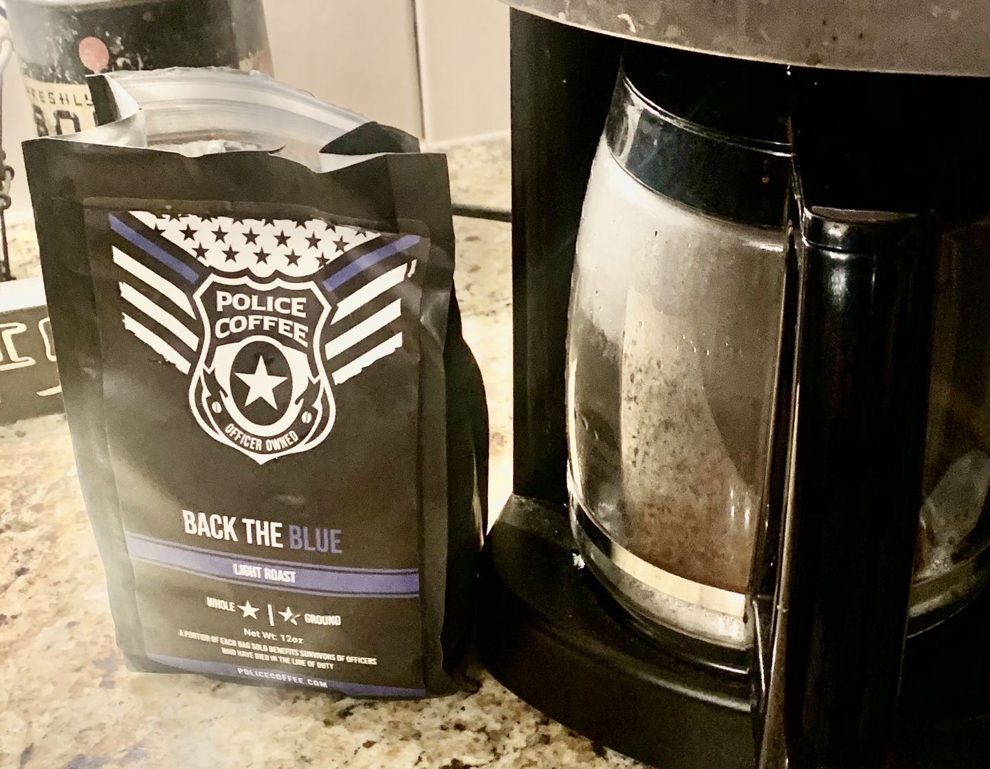 Customer photo review of Back The Blue