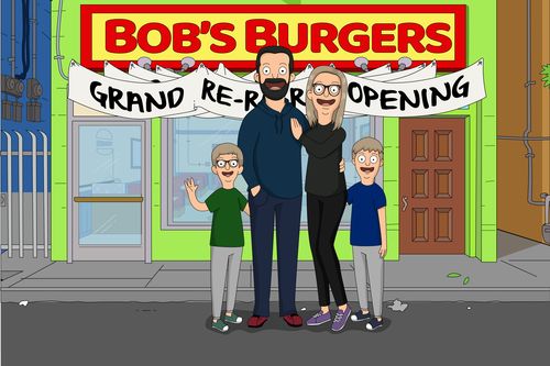 Customer photo review of Personalized Bob’s Burgers Custom Portrait
