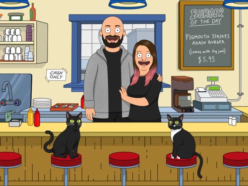 Customer photo review of Personalized Bob’s Burgers Custom Portrait