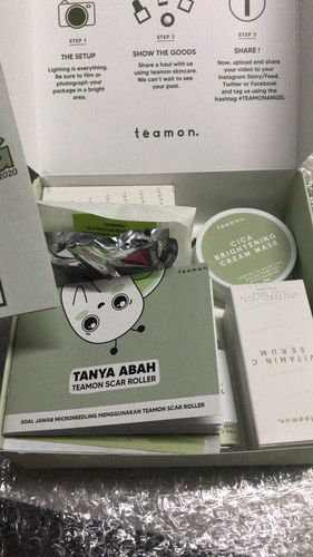 Customer photo review of Happiness box  - Scar & Brightening set