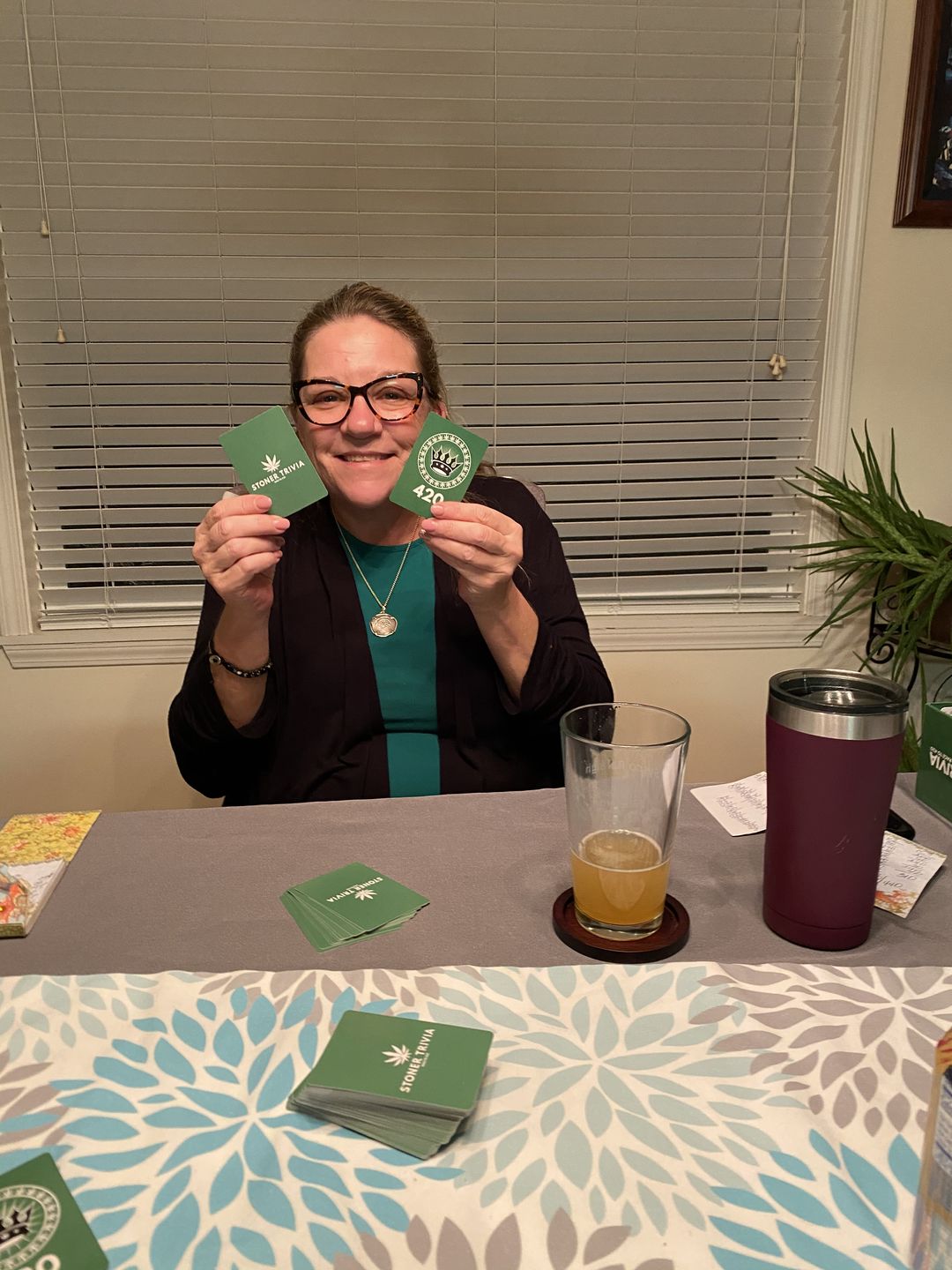 Customer photo review of Stoner Trivia Race to 420 Card Game