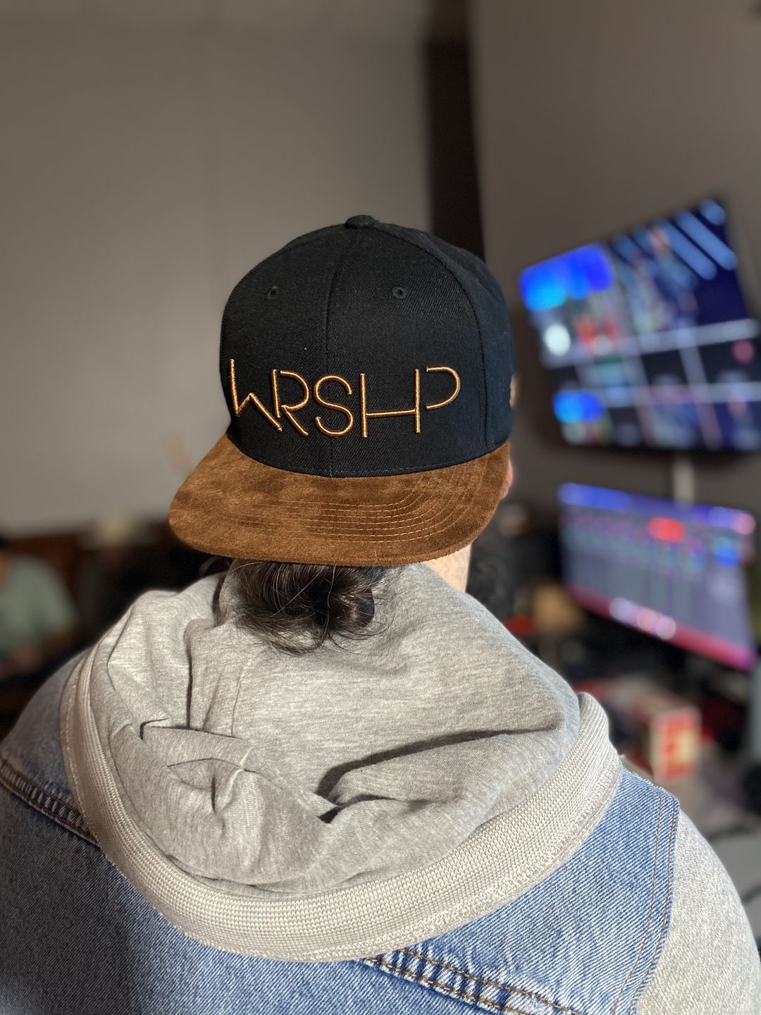 Customer photo review of WRSHP - Mocha Suede Snapback