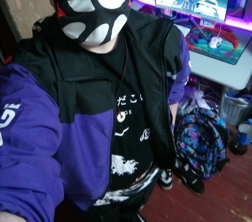 Customer photo review of Harajuku Style No Signal Windbreaker