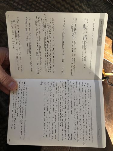 Customer photo review of Daily Kairos Prayer Journal