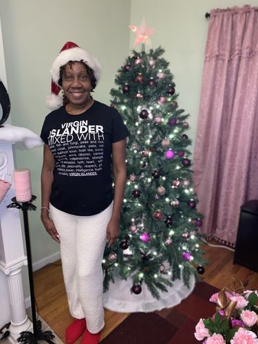 Customer photo review of Virgin Islander Mixed With "Fish and Fungi" T-Shirt