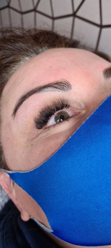 Customer photo review of 20D 0.05 SHORT STEM Russian Volume (16 Lines)