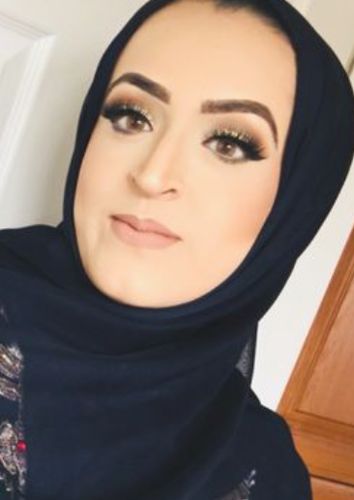 Customer photo review of Gem Blue Colored Contact Lenses