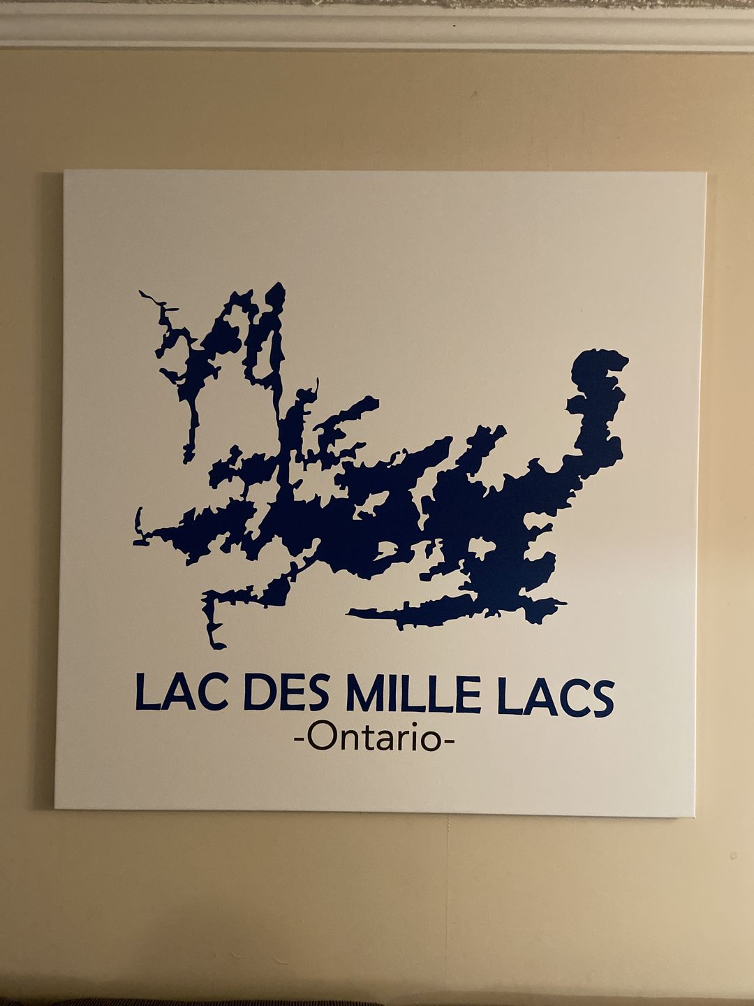 Customer photo review of Custom Lake Square Canvas