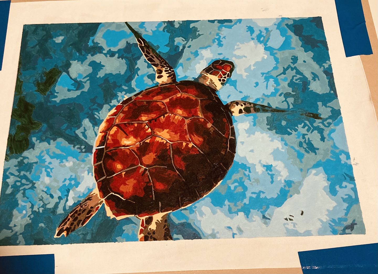 Customer photo review of FREE Paint By Numbers Kit