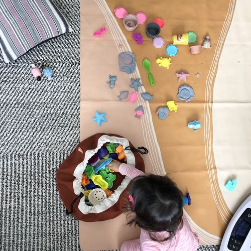 Customer photo review of Mini Toy Bag - Rust