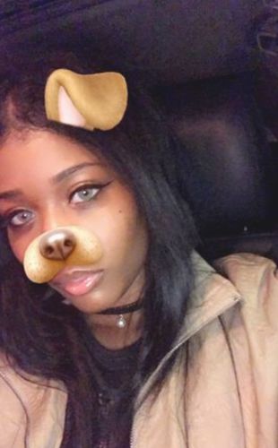 Customer photo review of Gem Blue Colored Contact Lenses