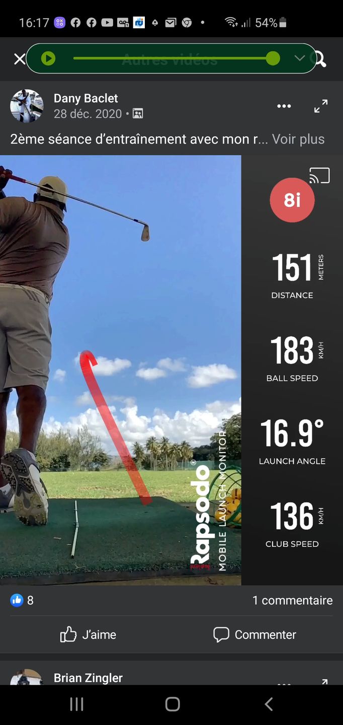 Customer photo review of Rapsodo Mobile Golf Launch Monitor