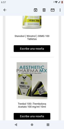 Customer photo review of Trenbol 100 | Trembolona Acetato 100 mg/ml 10ml