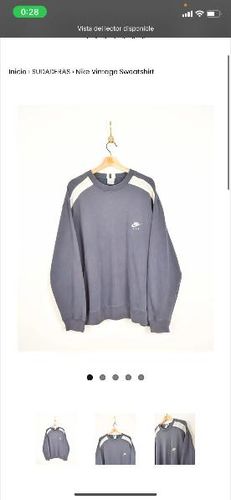 Customer photo review of Nike Vintage Sweatshirt