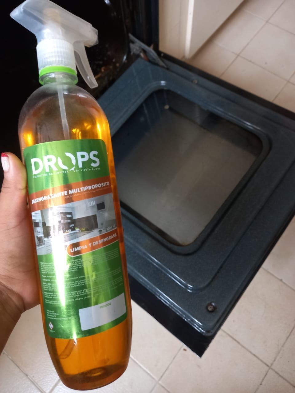 Customer photo review of Desengrasante Multipropósito 1000 ml