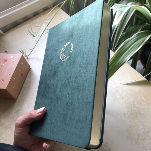 Customer photo review of Tsuki ‘Midnight Garden’ Limited Edition Bullet Journal ☾