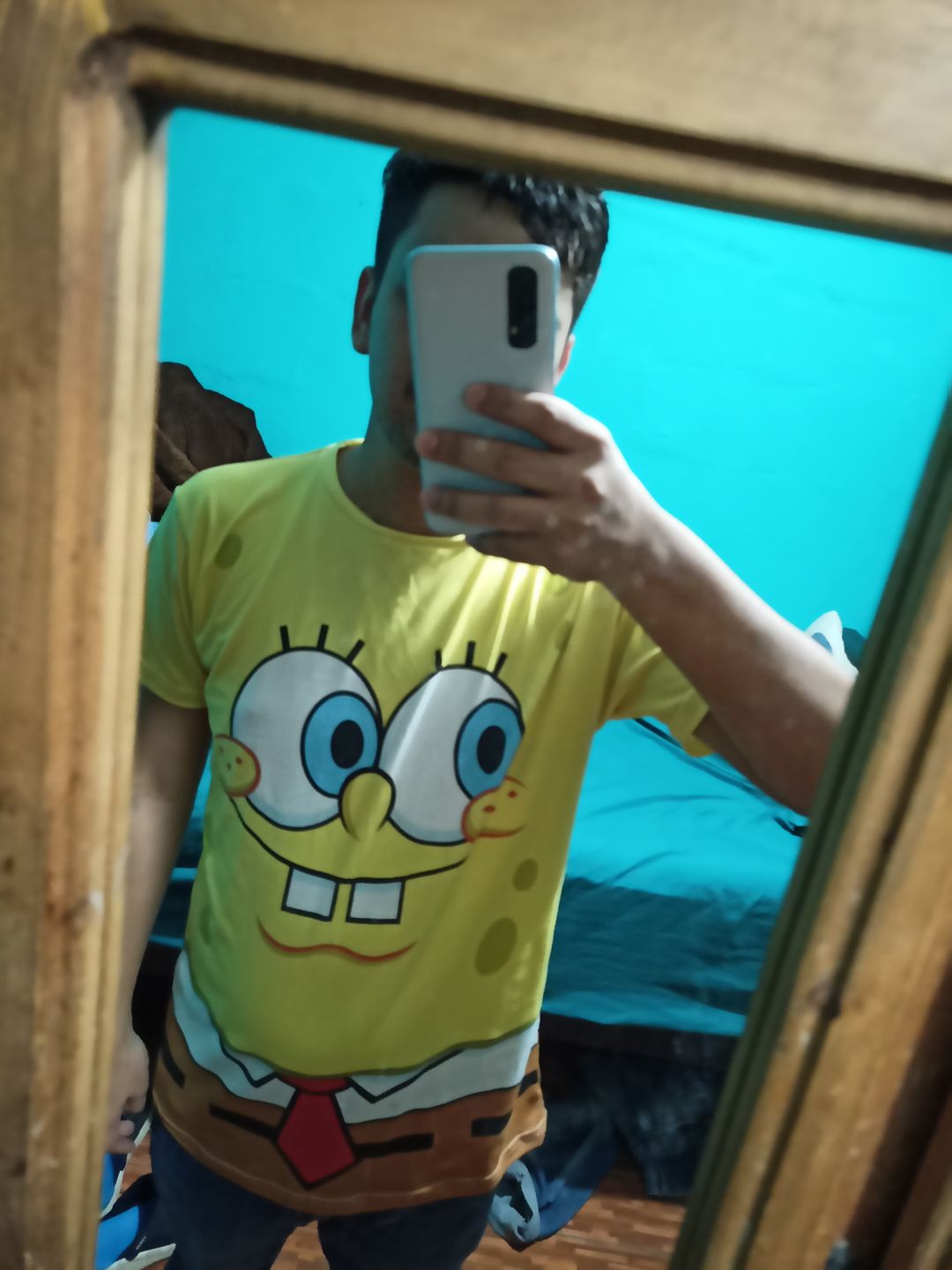 Customer photo review of Playera Pijama Bob Esponja
