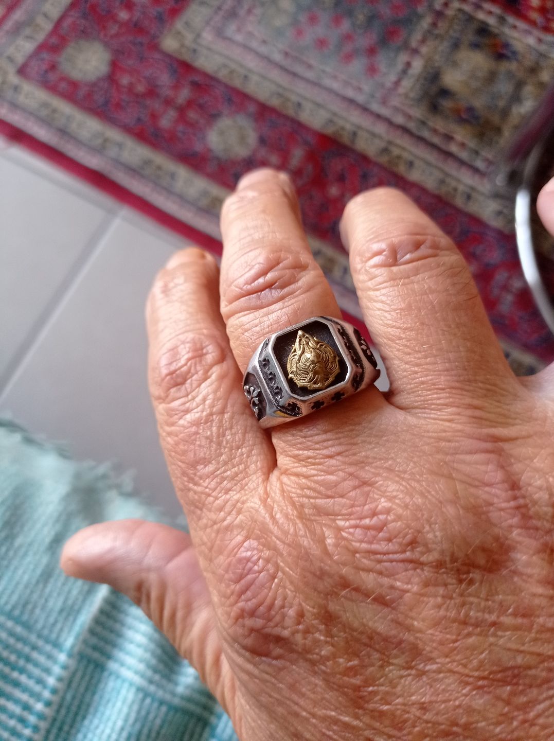 Customer photo review of Bague de l'Archange Michel