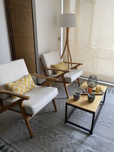 Customer photo review of Mesa de Centro NEGRA 80 x 40 Rectangular MIMA