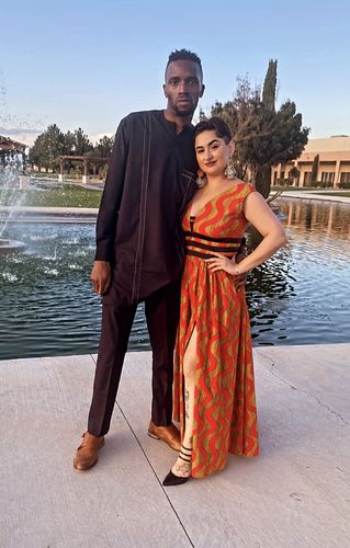 Customer photo review of African Print Deka Dress