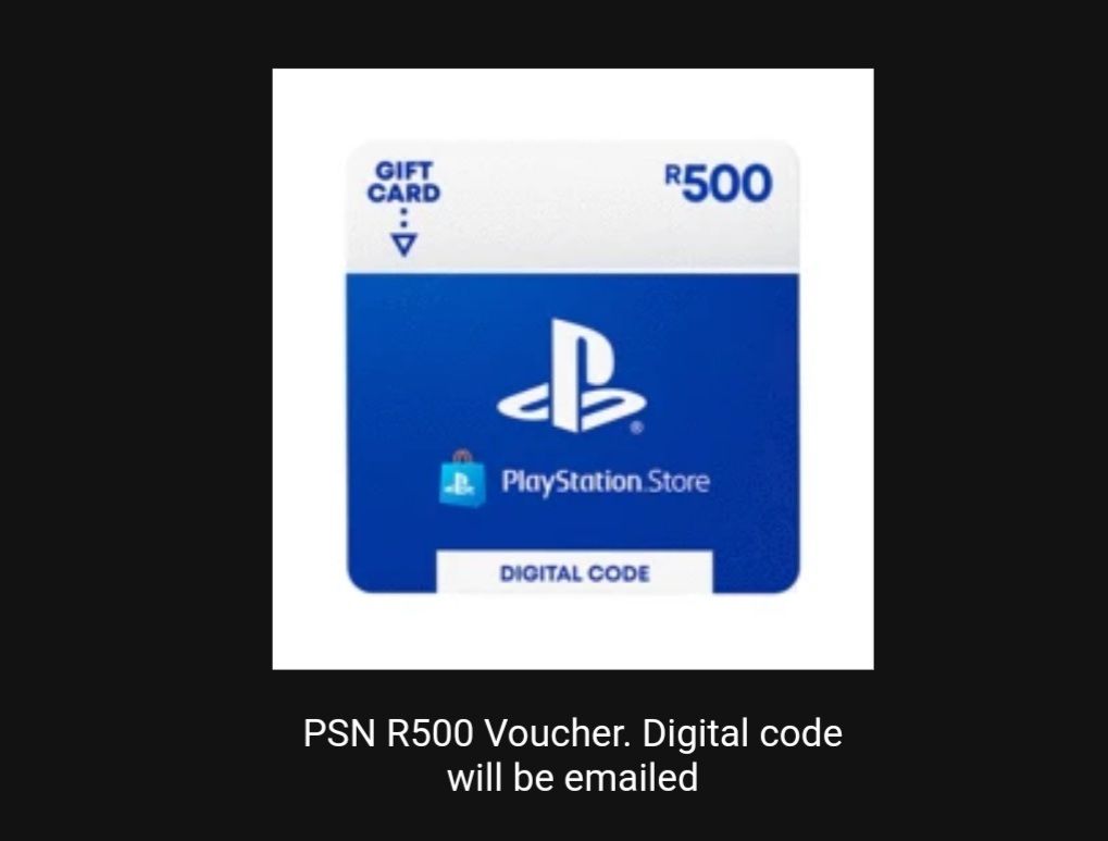 Customer photo review of PSN R500 Voucher. Digital code will be emailed