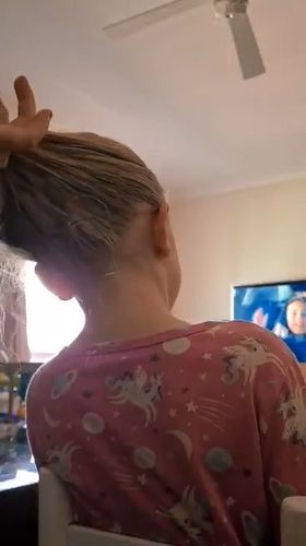 Customer photo review of Scream-Free™ Family Hair Brush Pack