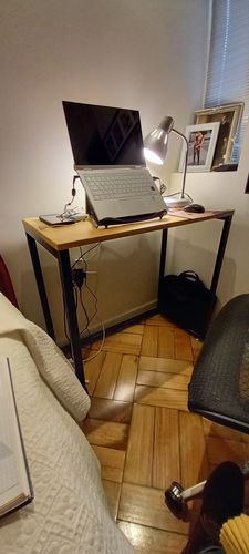 Customer photo review of Escritorio barato MIMA 80 x 40 Negro