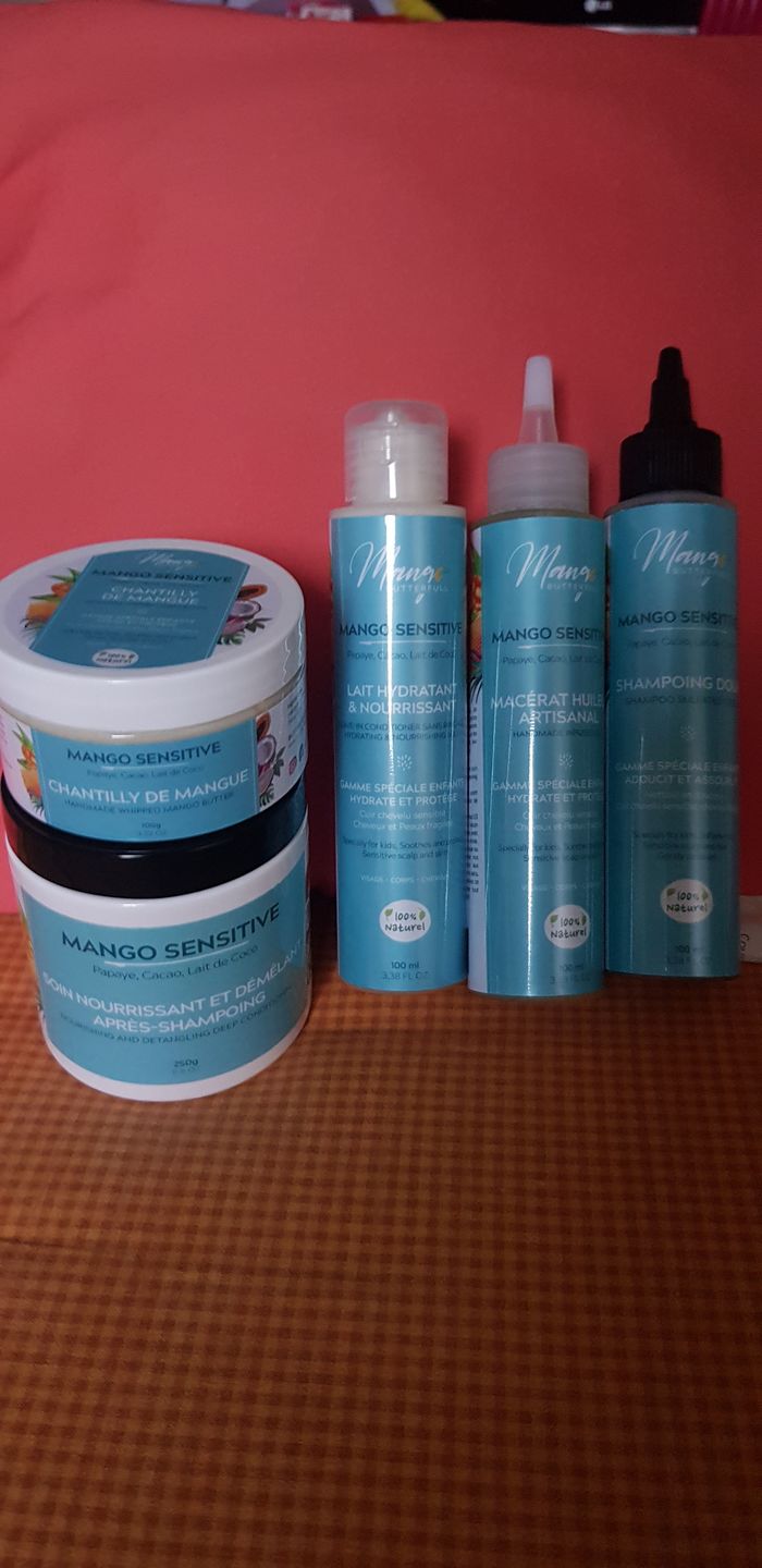 Customer photo review of Pack routine Mango SENSITIVE