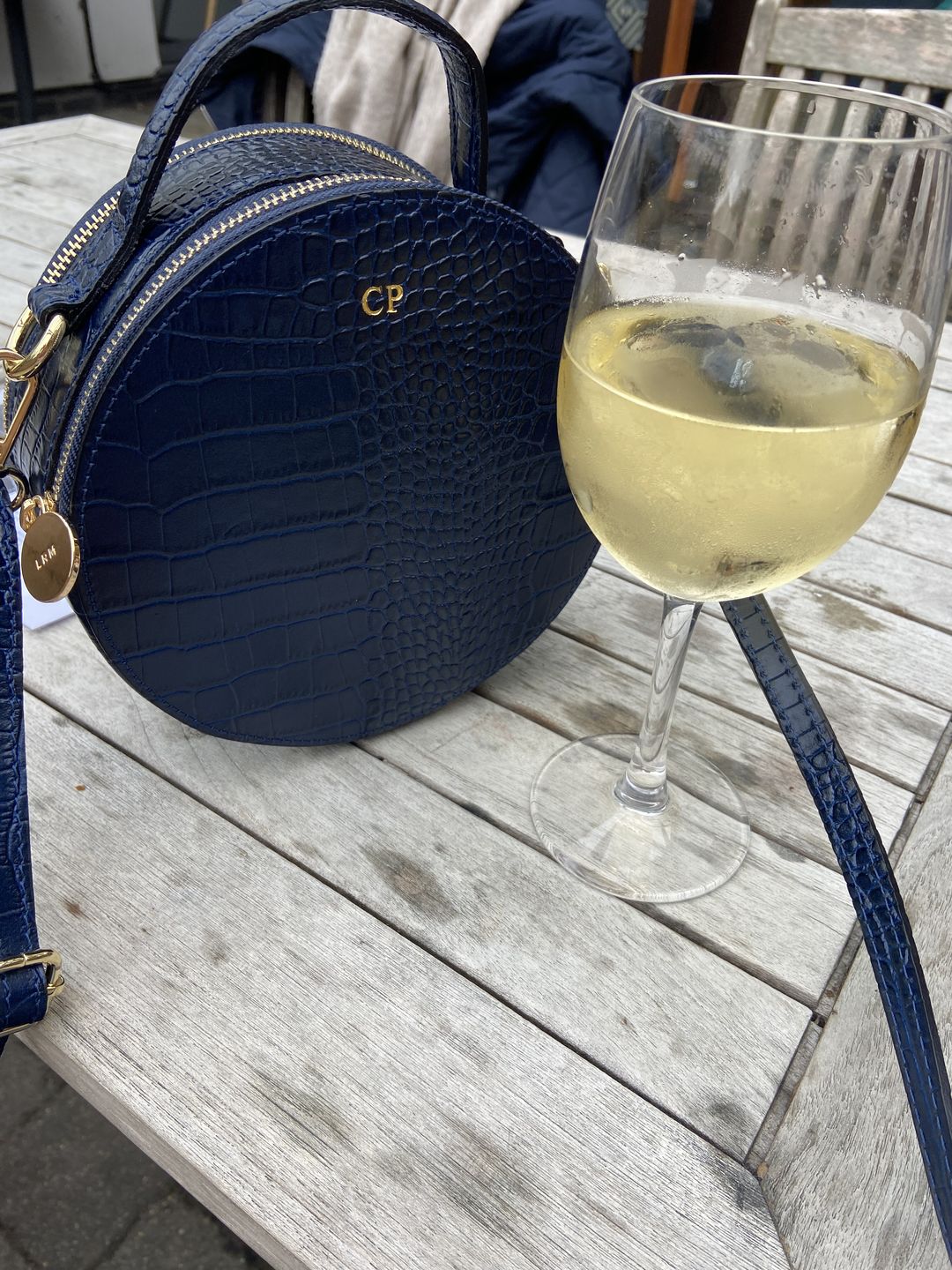 Customer photo review of The Rosie Circle Croc Bag