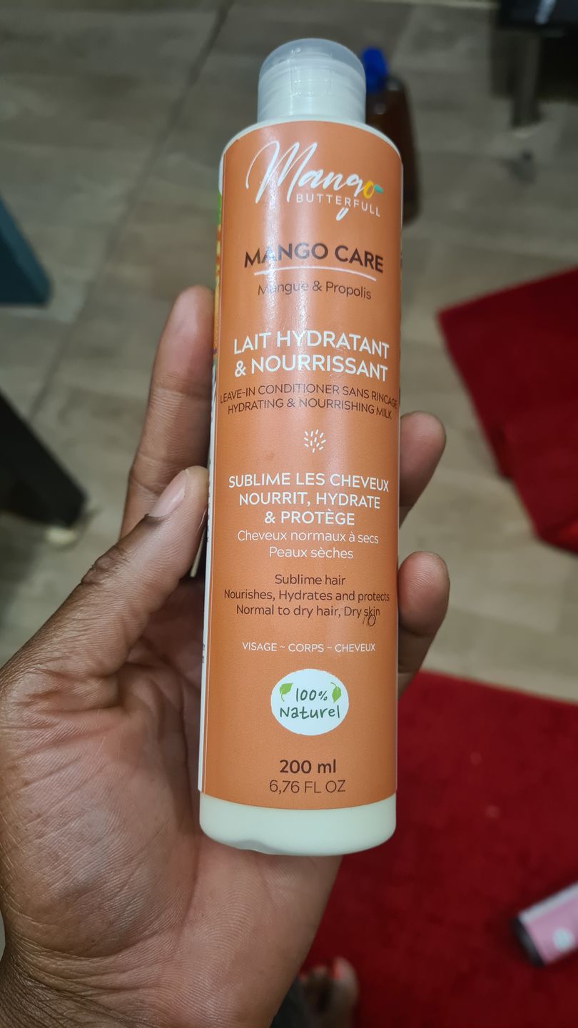Customer photo review of Lait hydratant et nourrissant - CARE