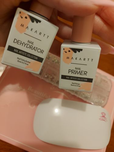 Customer photo review of Nail Dehydrator and Nail Primer Set 15ML