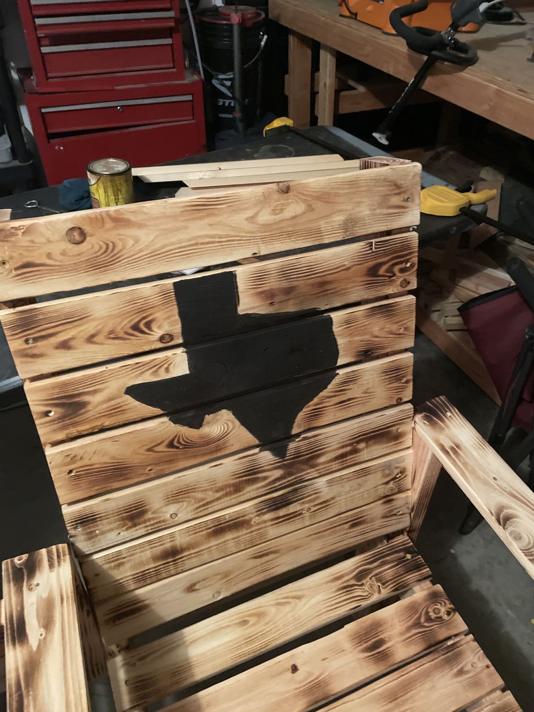 Customer photo review of Unfinished Wooden Texas Shape - State - Craft - up to 24" DIY
