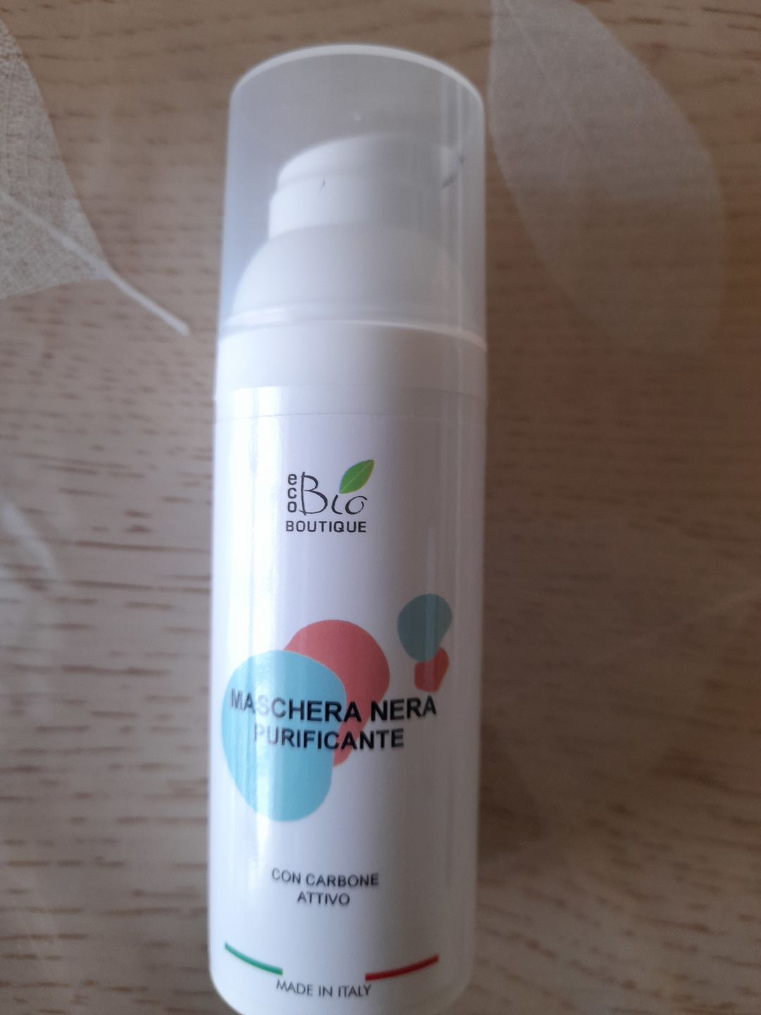 Customer photo review of Maschera Nera Purificante