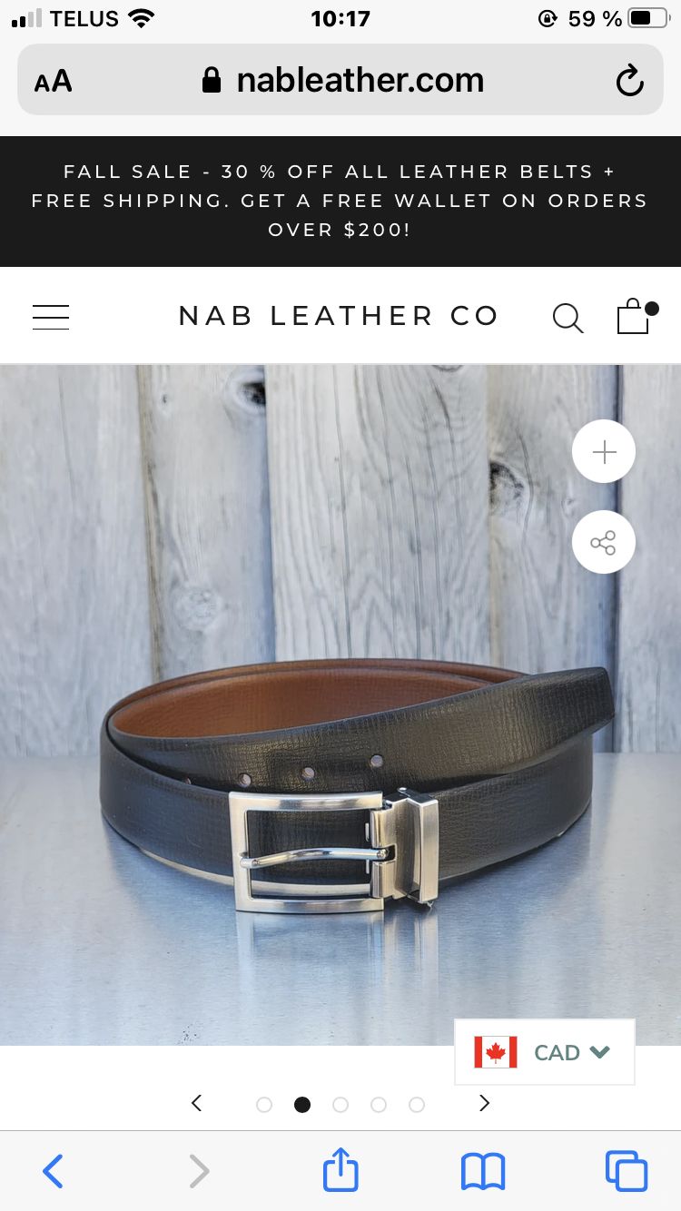 Customer photo review of The Harvey Dent Belt - Reversible Black/Brown 100% Real Leather Belt