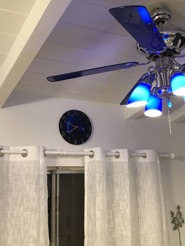 Customer photo review of Modern Visions Geometric Wall Clock