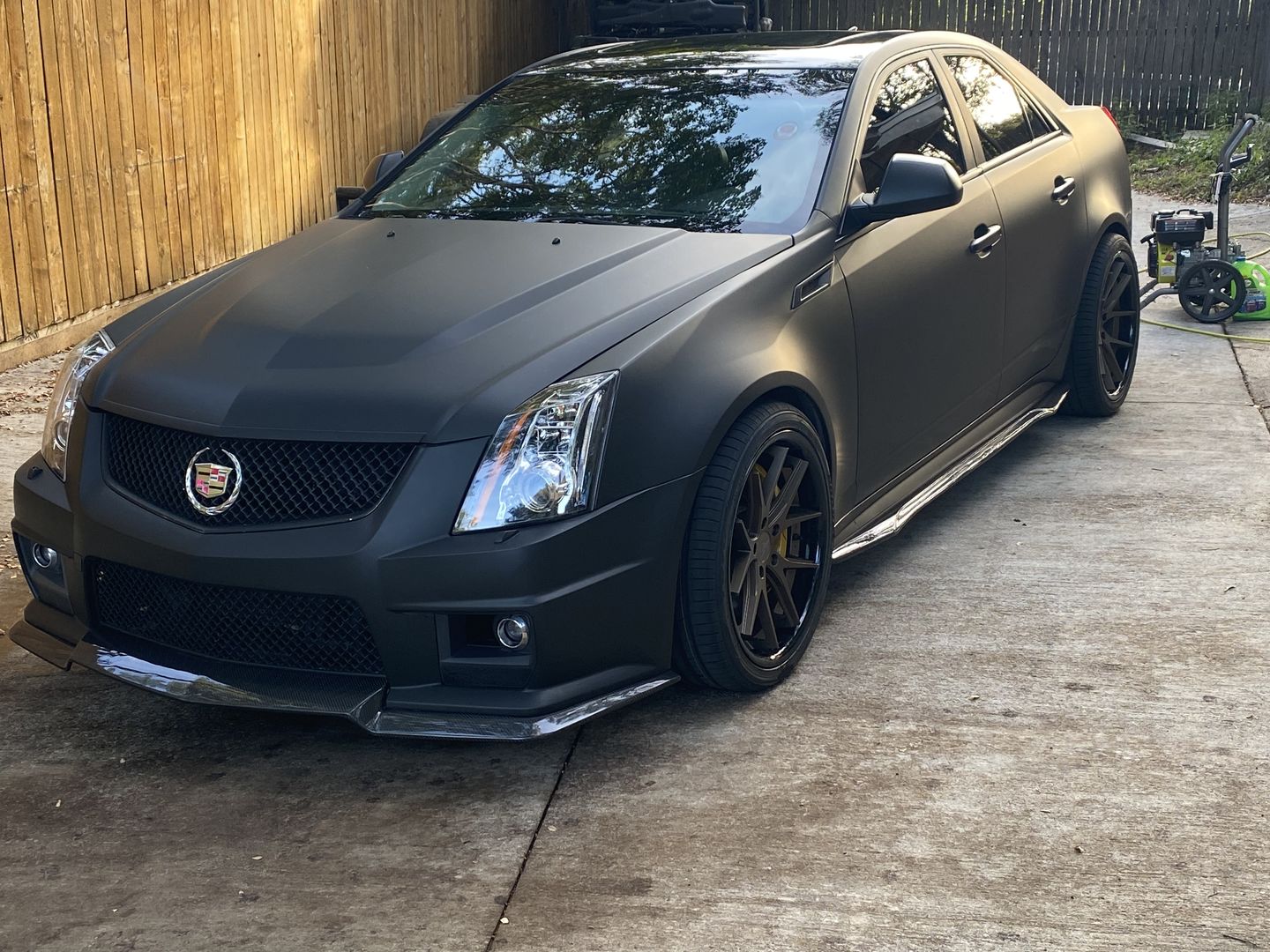 Customer photo review of 2009-15 Cadillac CTS-V Carbon Fiber Front Splitter