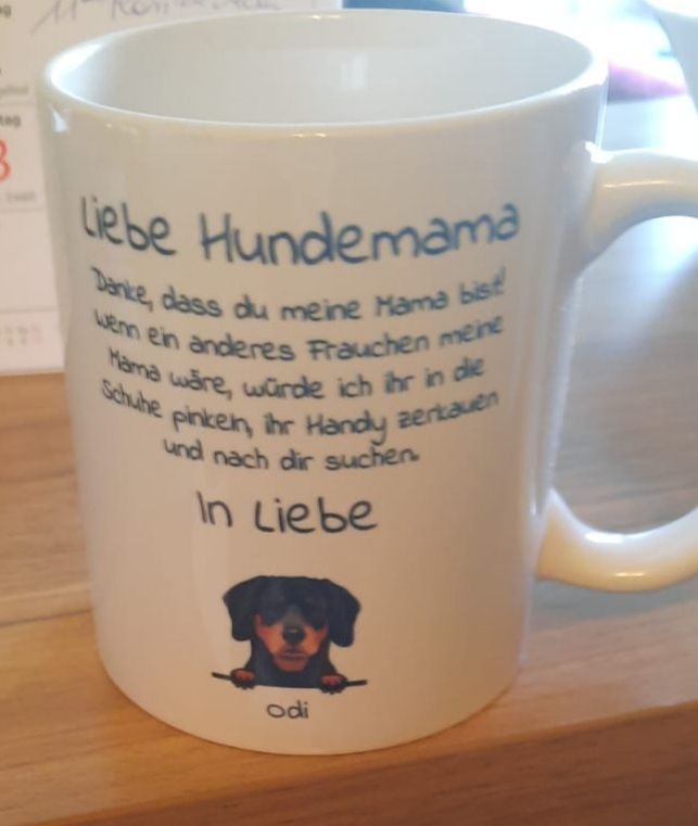 Customer photo review of Liebe Hundemama - Individuelle Tasse