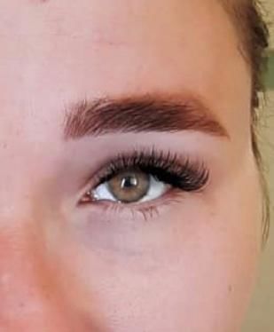 Customer photo review of SUPER BONDER FOR LASH EXTENSIONS