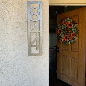 Customer photo review of Vertical Address Sign