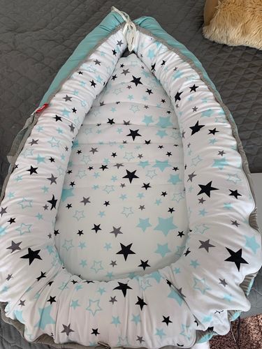 Customer photo review of MommBaby Lounger Baby Nest Co-Sleeping for Baby