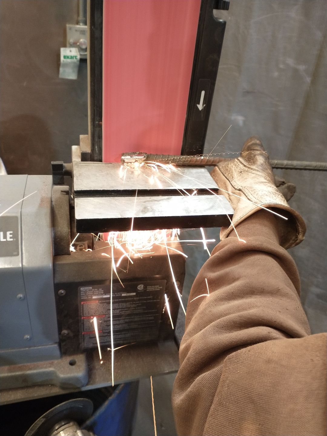 Customer photo review of 4" x 36" Sanding Belts for Stock Removal