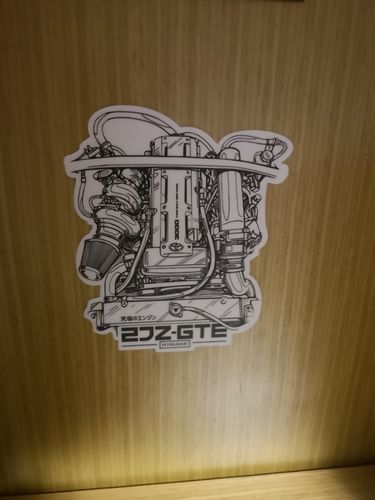 Customer photo review of 2JZ | Sticker