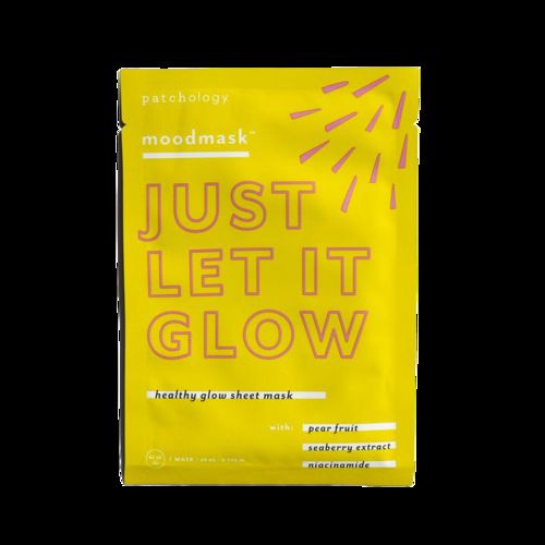 Customer photo review of Just Let It Glow Sheet Mask
