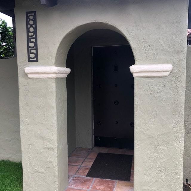Customer photo review of Vertical Address Sign