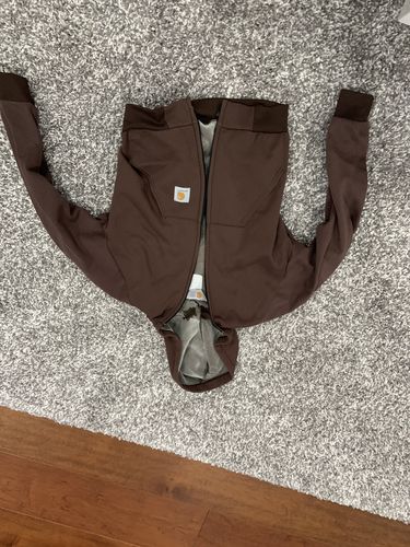 Customer photo review of Vintage Carhartt Lined Zip Up Hoodie Size Medium