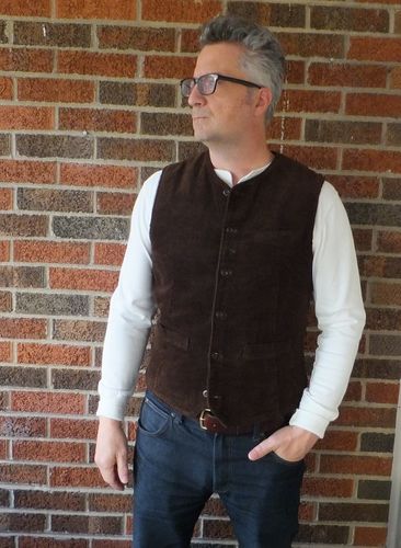 Customer photo review of 1910s Retro Corduroy Vest