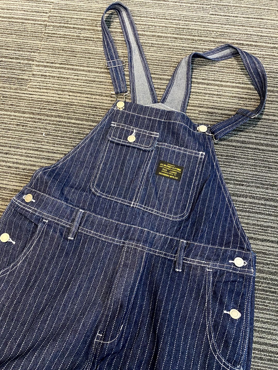 Customer photo review of ウォバッシュストライプデニムオーバーオール