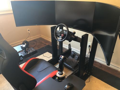 Customer photo review of Simulator Monitor Stand